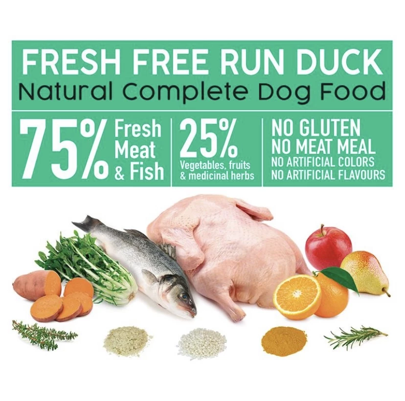 ARQUIVET Fresh Canard frais, croquettes semi-humide pour chien 2,5kg.